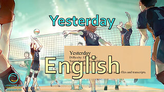 Yesterday: English