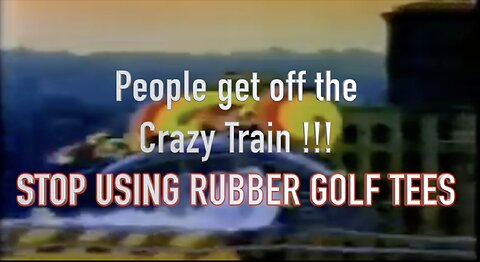 Get off the "Crazy Train" when you are practicing golf.