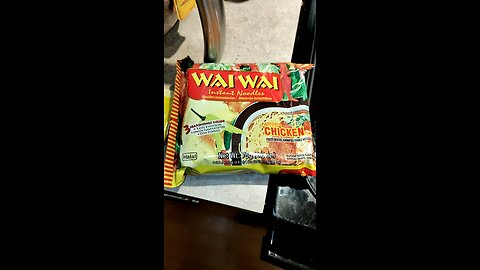 Eating Wai Wai Instant Noodles, Dbn, MI, 8/30/25