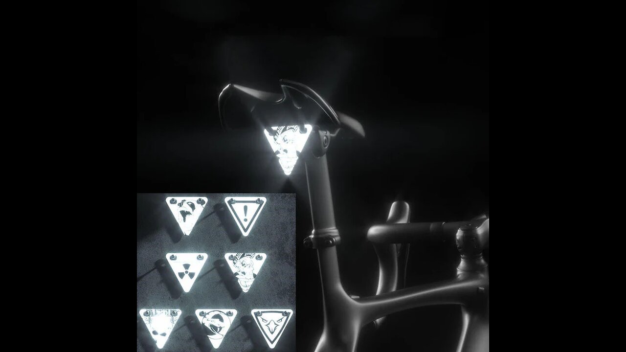 Magnetic Adhesive Warning Reflective Board