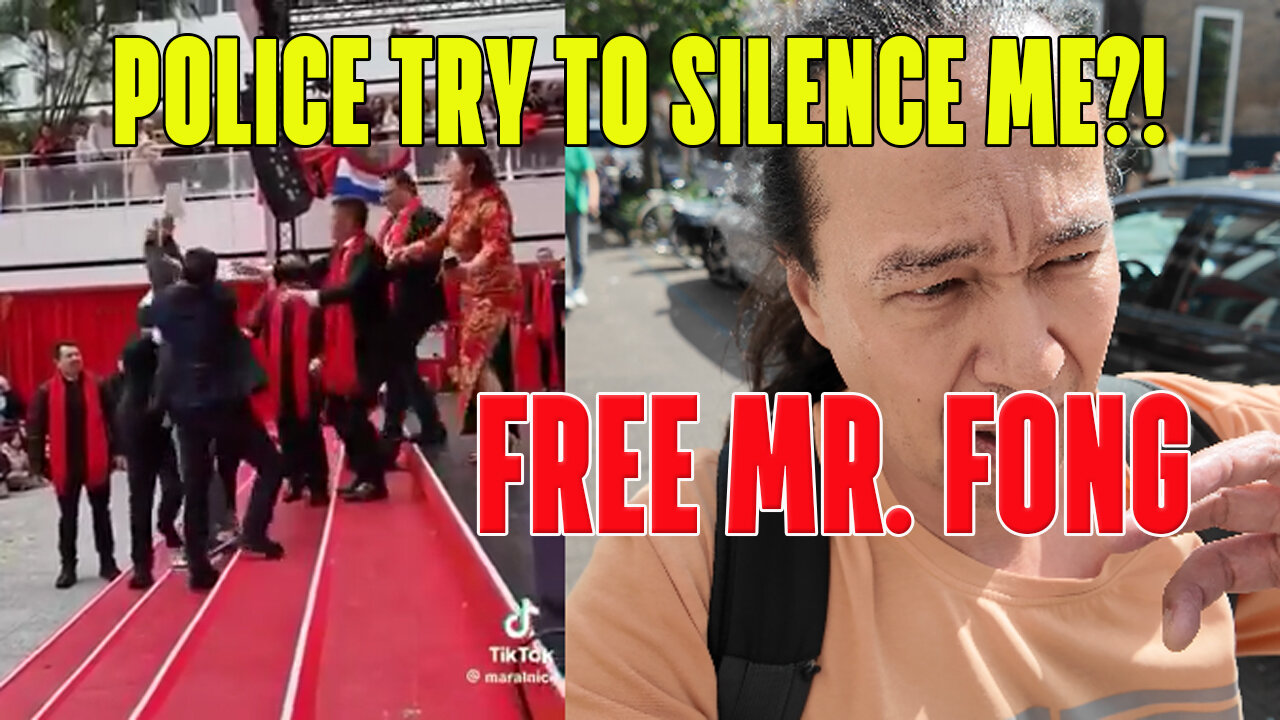Just Out of the Police Station | Free Mr. Fong | Walking Rant in The Hague