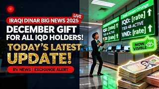Iraqi Dinar Big News 2025 – December Gift for All IQD Holders! 💥 Today’s Latest Update! 💥 IQD News