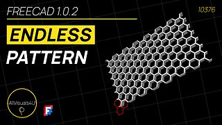 👍 FreeCAD Honeycomb Pattern - FreeCAD Tutorial - FreeCAD MultiTransform - FreeCAD 1
