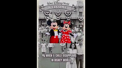 What happens when a child disappears at Disney World?