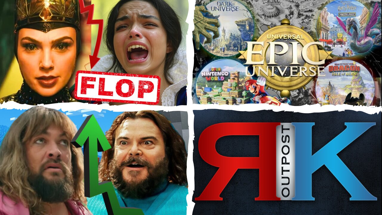 Minecraft EXPLODES At The Box Office, Disney Snow White FAILURE, Epic Universe At Universal!