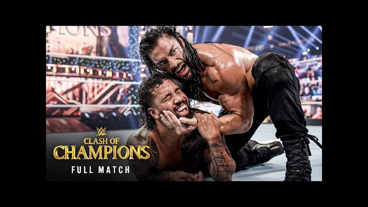 FULL MATCH Roman Reigns vs. Jey Uso Universal Title Match WWE Clash of Champions