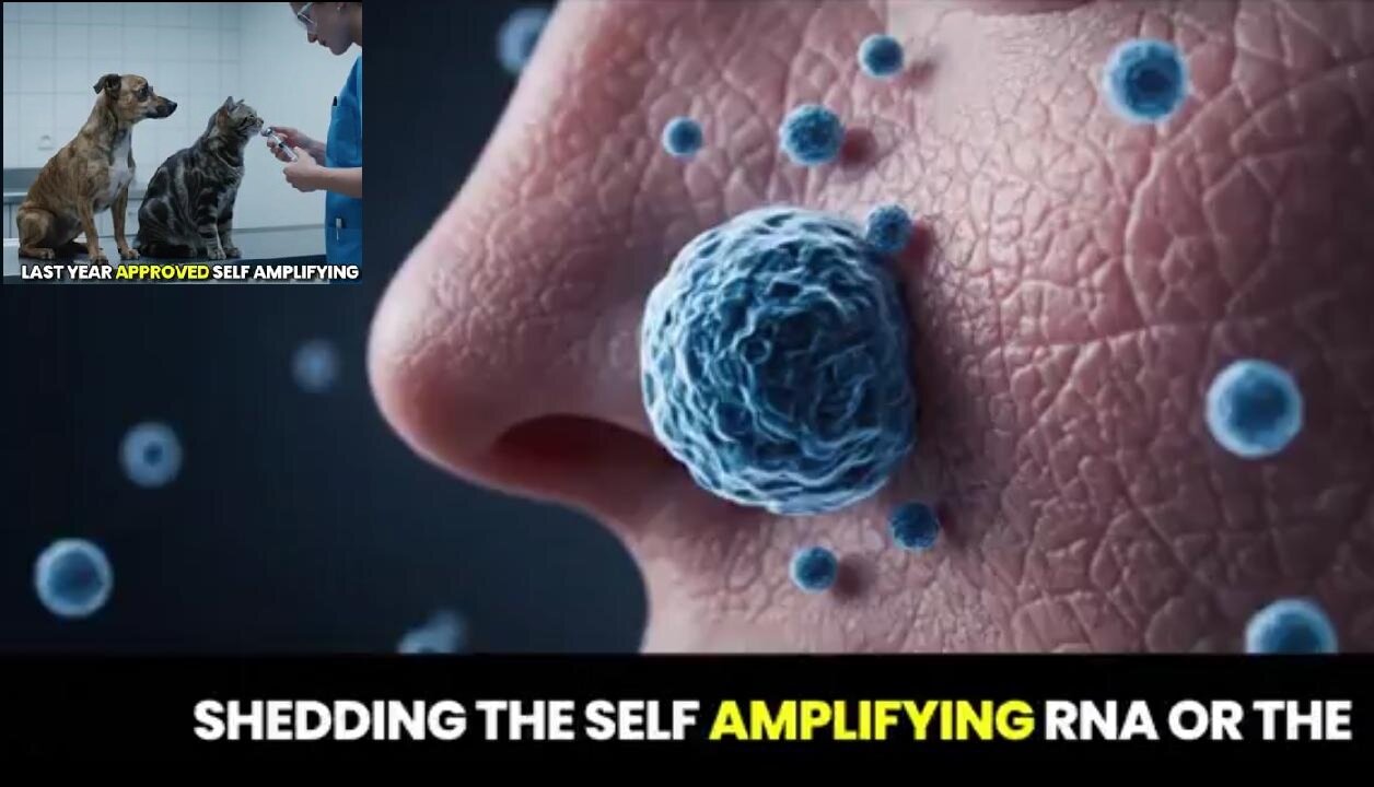 🚨WARNING! Our Pets Are Actively Being Used as Self-Amplifying mRNA Vectors