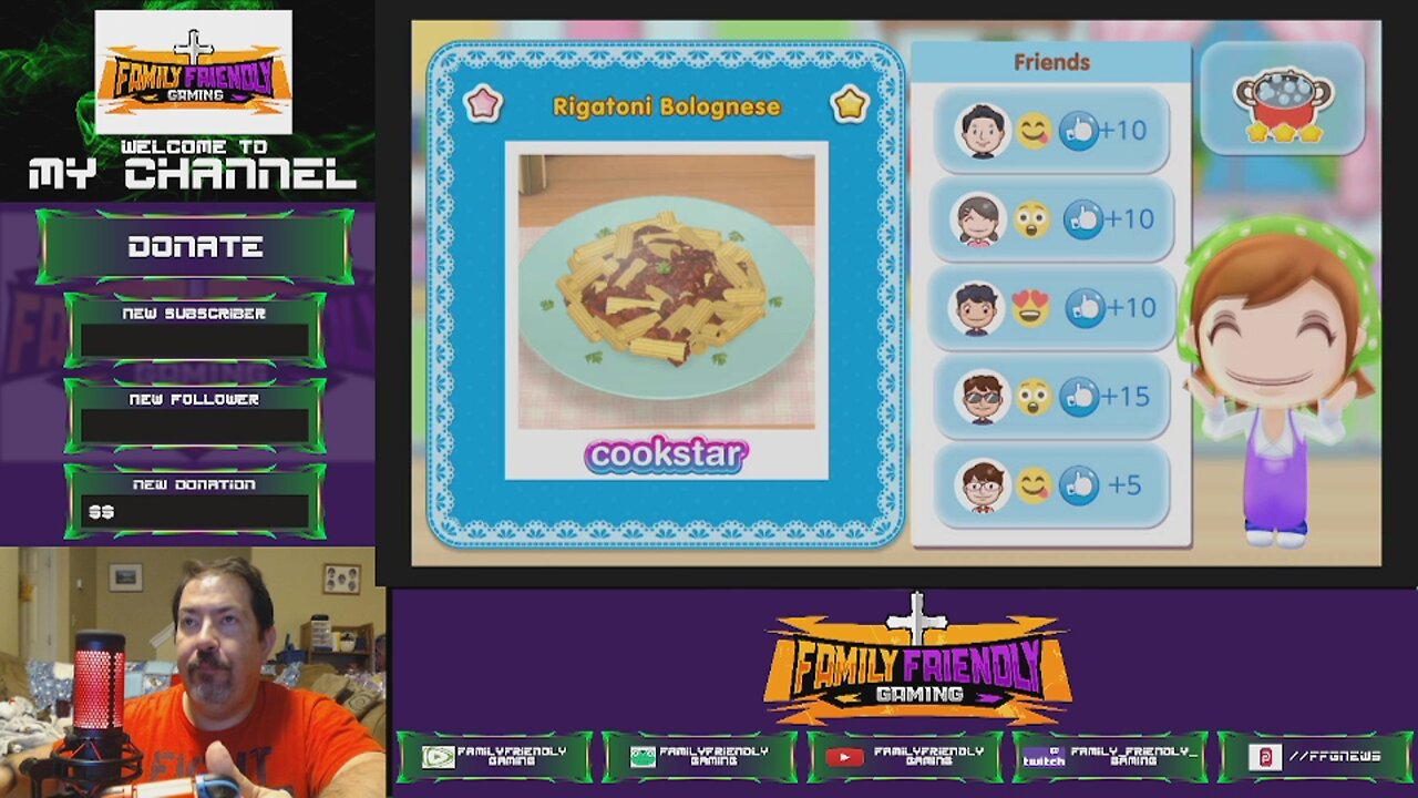 Cooking Mama Cookstar Rigatoni Bolognese
