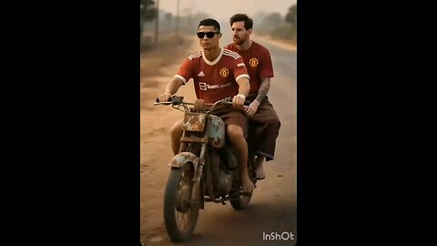 Ronaldo and Messi 😊😊