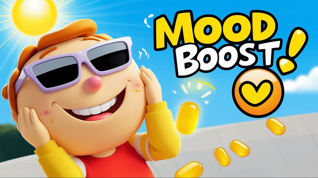 Vitamin D Mood Boost 😌☀️ (Funny Animation Meme) #Shorts