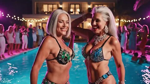 How Mature Women Turn Every Party Into a Dance of Life 💕 💄 Natural Older Women
