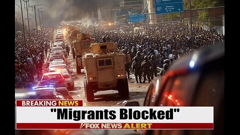 ICE HALTS 'Invasion Convoy'... ESCORTS 'Armada' of Illegals BACK to MEXICO