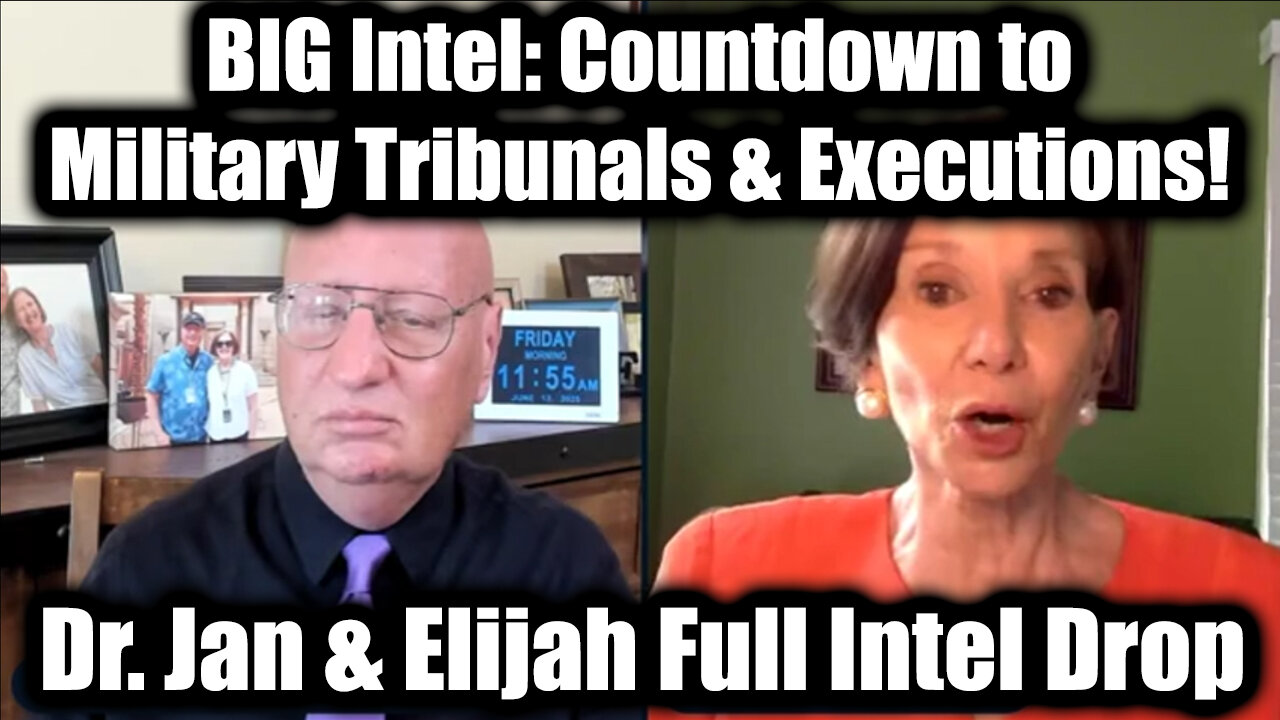 Dr. Jan Halper-Hayes & Elijah Full Intel Drop Countdown to Military Tribunals & Executions!