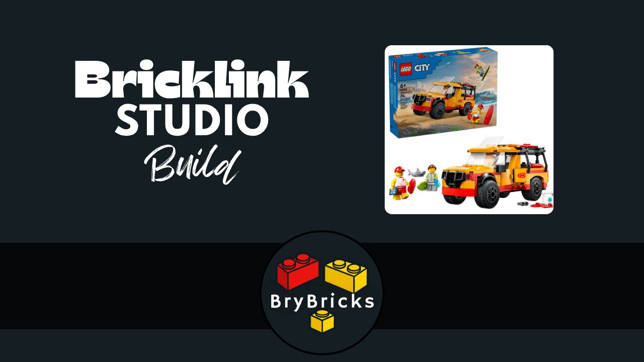 Building an Official LEGO Set in BrickLink Studio | Set 60453 | 0002