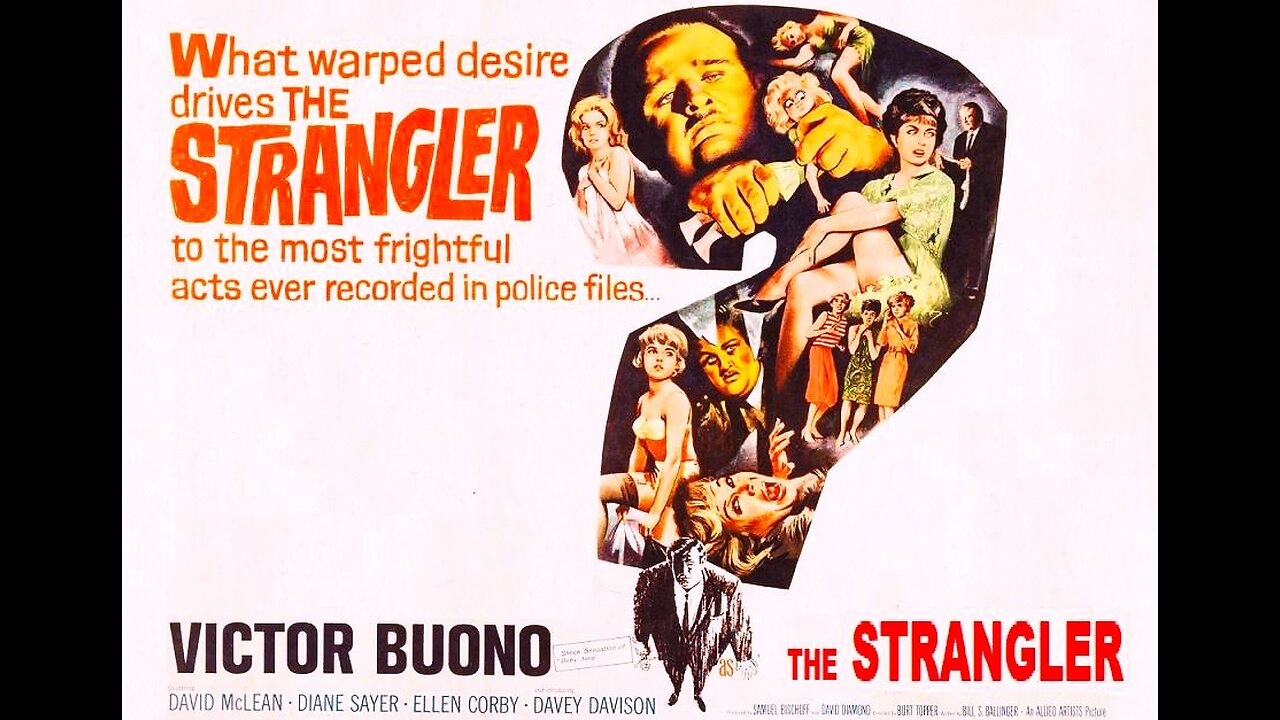 THE STRANGLER 1964 Crazy Killer with Mother Complex Goes After Female Nurses FULL MOVIE HD & W/S