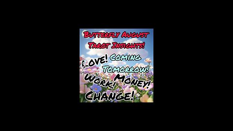 August Tarot Insight's coming tomorrow!
