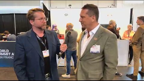 Quantum Cthulu or Magic Chandelier? Joe Allen interviews André König at World Summit AI @joebotxyz