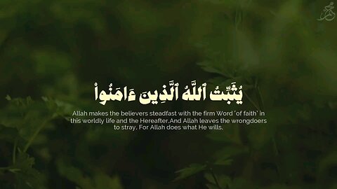 Surah Ibrahim 27
