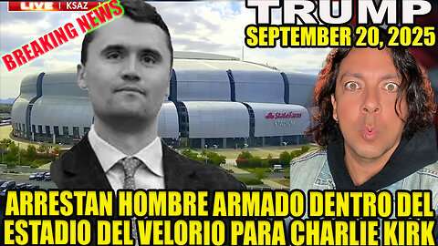 ARRESTAN HOMBRE ARMADO DENTRO DEL ESTADIO DONDE SERÁ VELORIO PARA CHARLIE KIRK