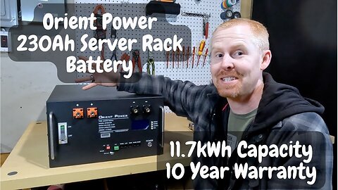 Taking a Look at the Orient Power 230Ah Server Rack Battery