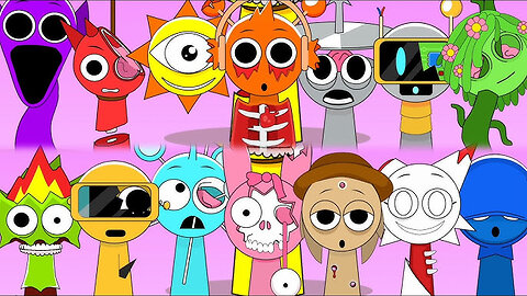 INCREDIBOX SPRUNKI ALL PHASES 1-12 - NEW CHARACTERS - LIVE #sprunki 07