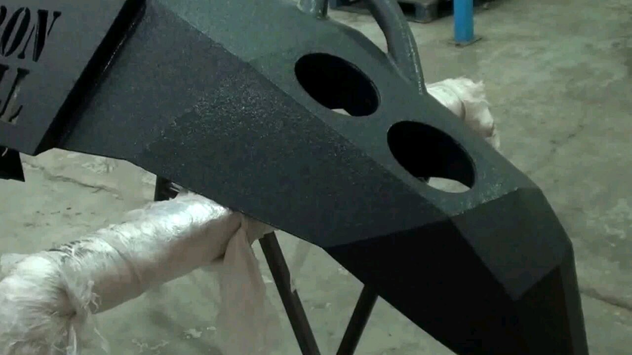 Iron Bull bumper paint test