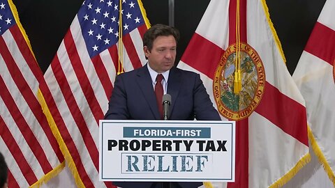 First In The Nation? Gov. Ron DeSantis Proposes ELIMINATING Florida's Property Tax
