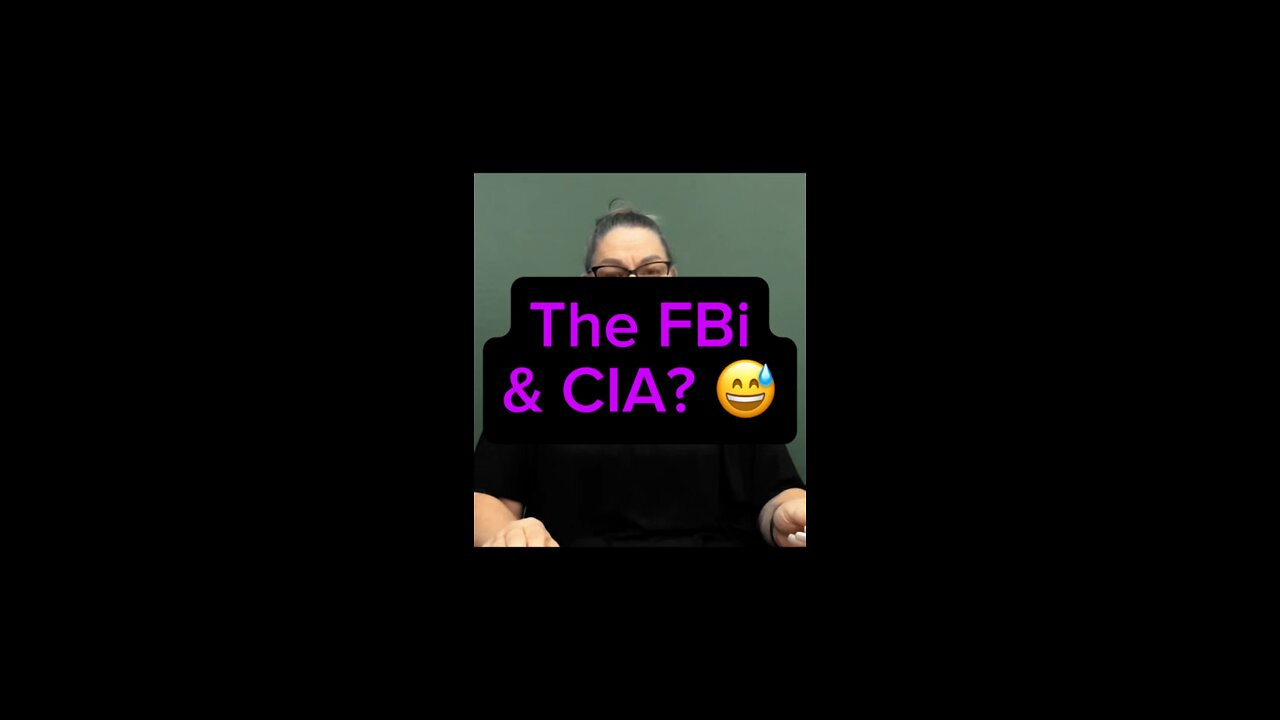 FBI & CIA?! 😱