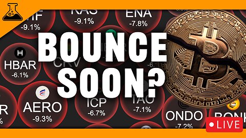 Crypto Bounce Or Bitcoin & Altcoin Crash Inbound? BTC AERO ETH ADA TAO HBAR AVAX & More