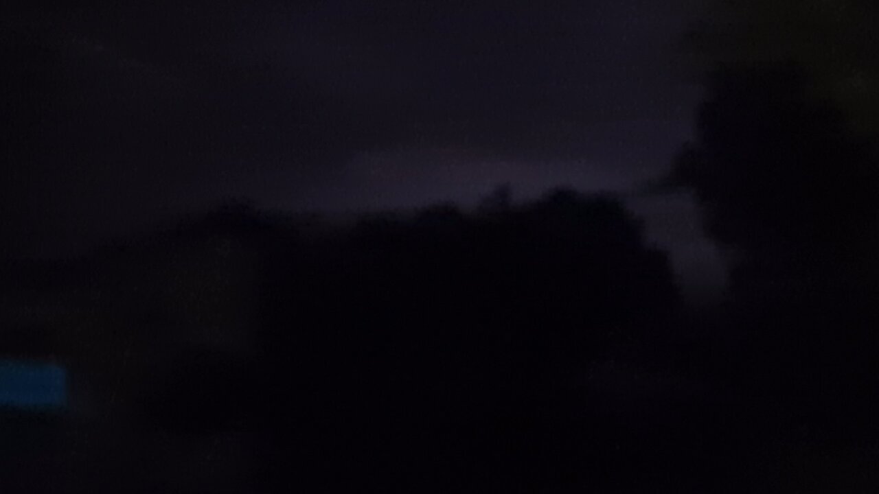 Thunder ⚡ Lightning ⛈️ Yesterday