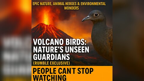 Volcano Birds: Nature’s Unseen Guardians (Rumble Exclusive) 
