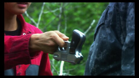 Battlestar Galactica - Sharon points a gun at Adama and tells him she makes her own choices