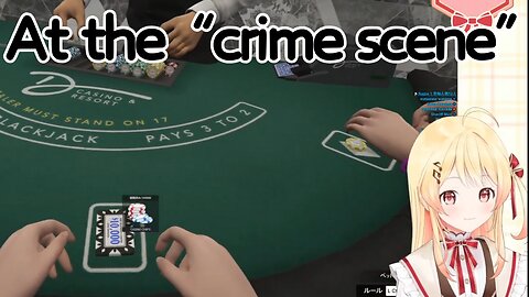 Kanade is "working" at the "crime scene"【Hololive】