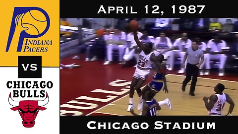 Full Game: A 53-Point Scoring Masterclass | Michael Jordan vs Pacers (April 12, 1987)