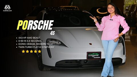 Malikki Reviews Porsche Taycan 4S – The Electric Beast in Islamabad!