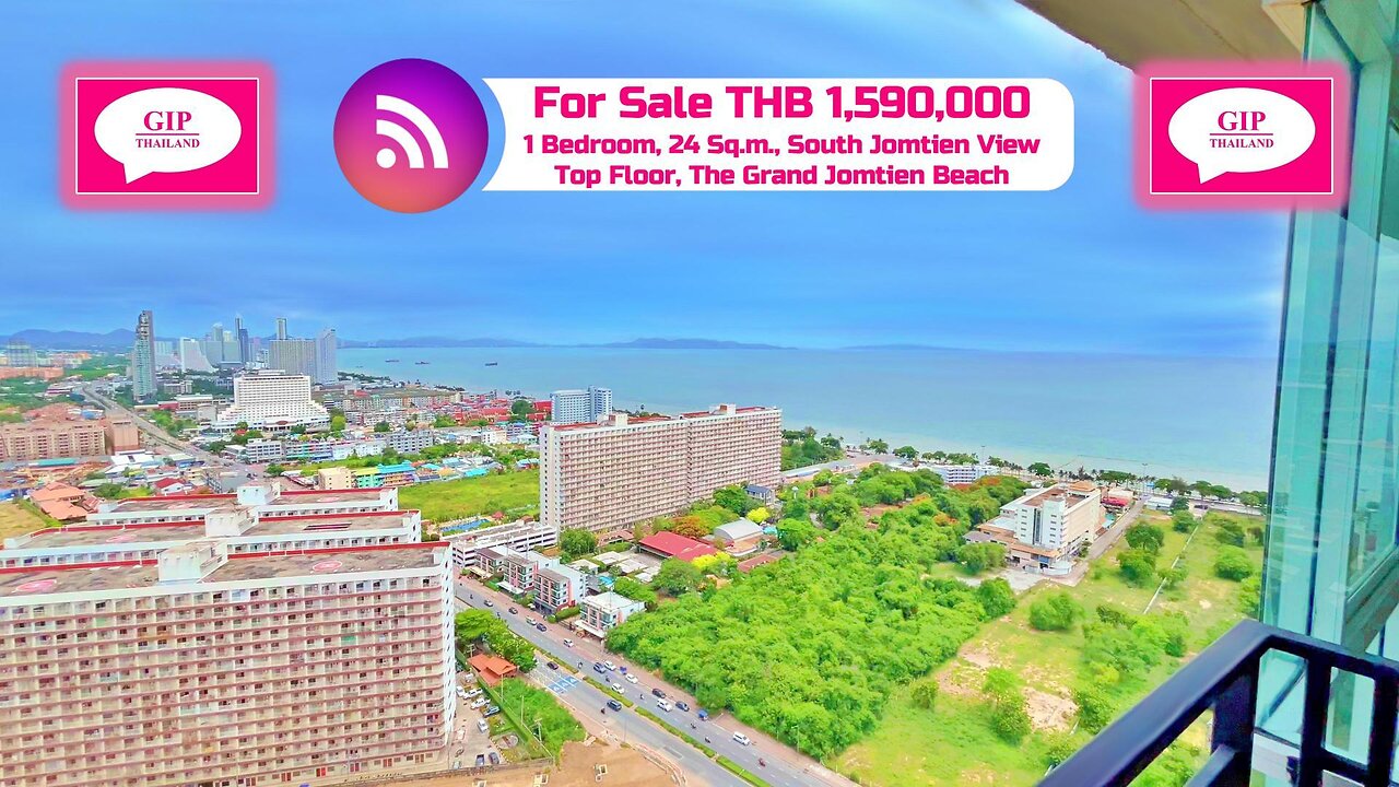 SOLD AD The Grand Jomtien Beach, Thailand, THB 1,590,000, 1 Bedroom, For Sale