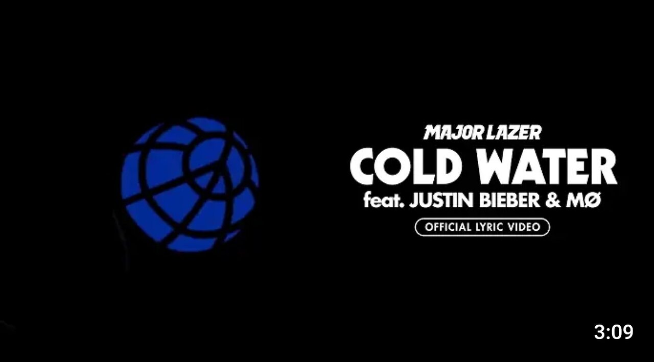 Major Lazer - Cold Water (feat. Justin Bieber & MØ) [Official Lyric Video]