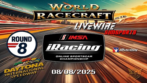 🔴LIVE - World of Racecraft / Livewire Simsports - Daytona 2hr - iRacing