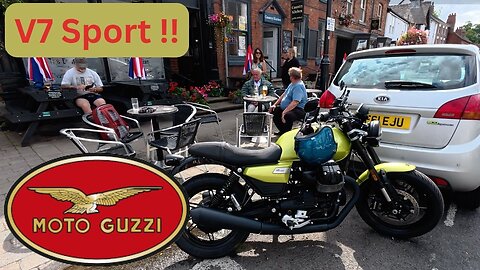 Moto Guzzi V7 Sport - a ride of emotion. Test ride this little beauty - takes you back in time!