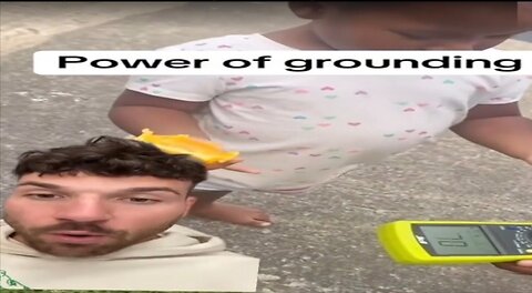 Instant Electrolyte Saturation When Walking on Grass Creating Health Benefits