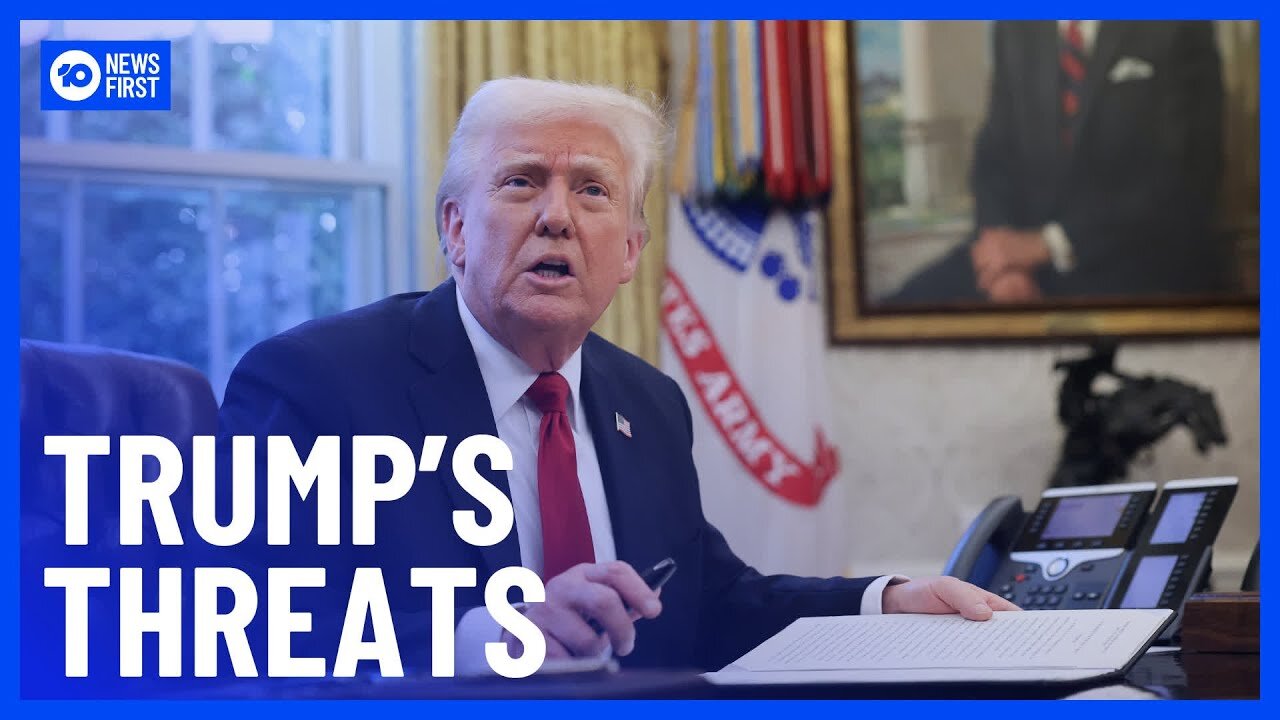 Donald_Trump_Lashes_Out_At_Russia,_Iran_And_Ukraine,_Threatens_To_Bomb___10_News_First