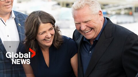 Doug Ford dispels talk of feud with Danielle Smith, maintains he's against Alberta separation