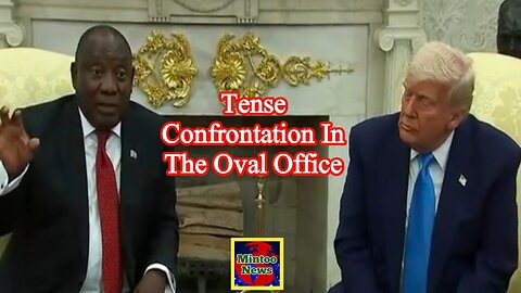 Trump pushes false claims of 'white genocide' in South Africa in Oval Office meeting
