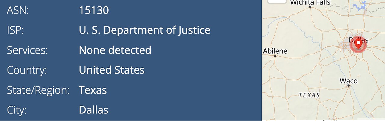 TX DOJ Visited my Website
