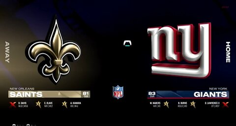 Ep13 Giants Franchise vs Saints: Cam goes for 4TDs!