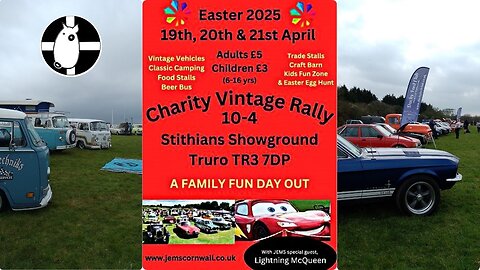 Classic Car Show / Rally Cornwall England