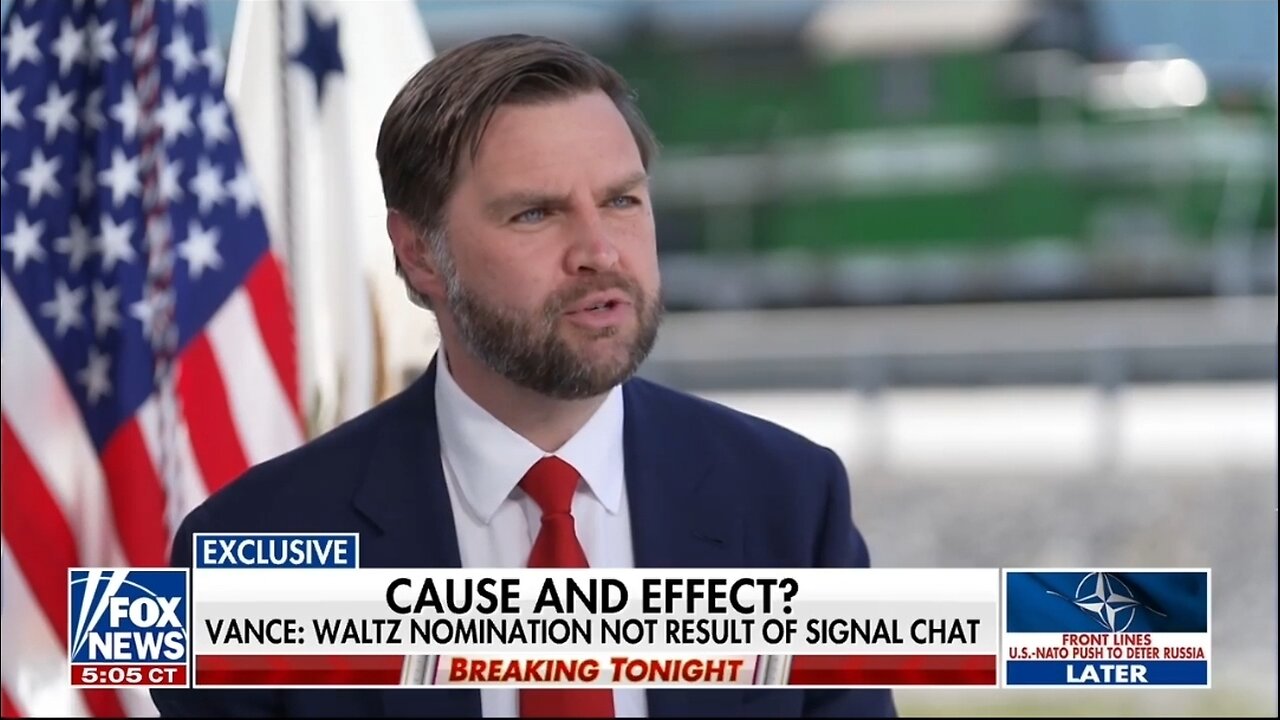 JD Vance: No, Mike Waltz Wasn't Fired