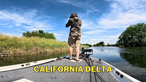 Running around the River - California Delta PreSpawn Bass Fishing