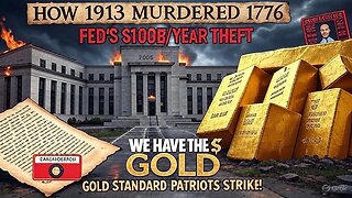 FED'S $100B BLEED: How 1913 Undid 1776 - Gold-Backed Patriots Launch Final Assault on Rothschild Banking Cartel!