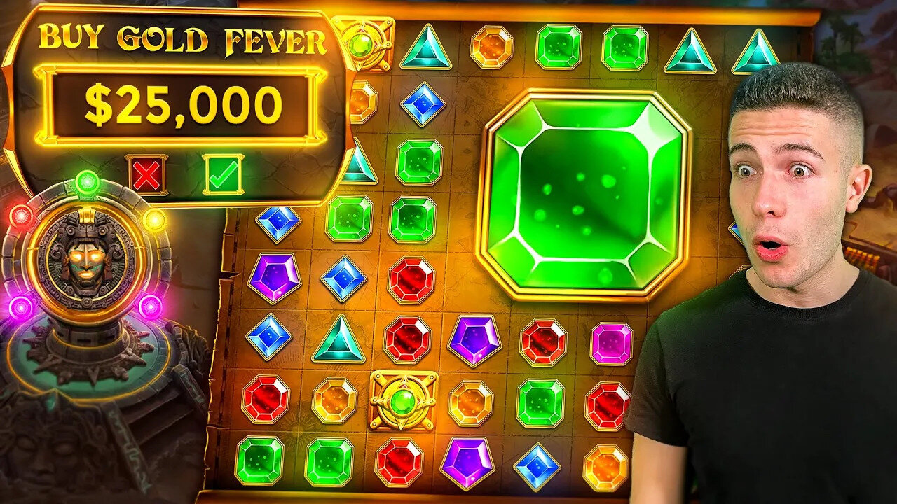 DOING A JOINT $25,000 BONUS BUY ON GEMS BONANZA WITH @WatchGamesTV